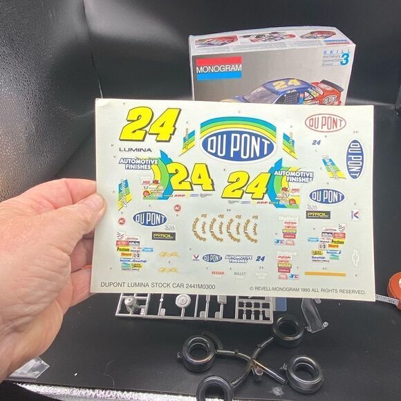 COPY - NIOB NASCAR model car skill level 3 of the Jeff Gordon stock car driven … - Picture 14 of 16
